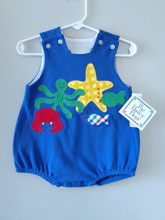 The Bailey Boys Other - The Bailey Boys Ocean Knit Infant Bubble. MADE IN USA